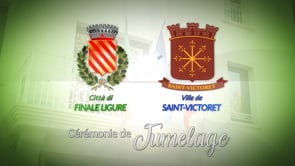 Video dentreprise Video de presentation Ceremonie de jumelage Saint Victoret et Finale Ligure