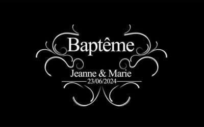 Baptême Jeanne et Marie — Film de baptême à Port-de-Bouc