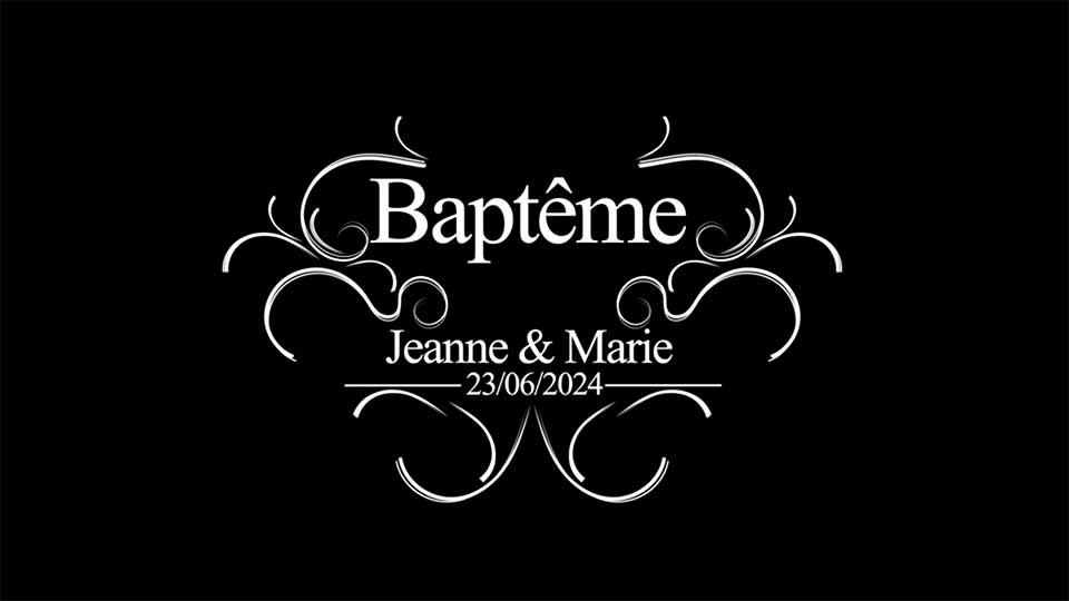Film de baptême de Jeanne et Marie entre Port-de-Bouc et Saint-Victoret