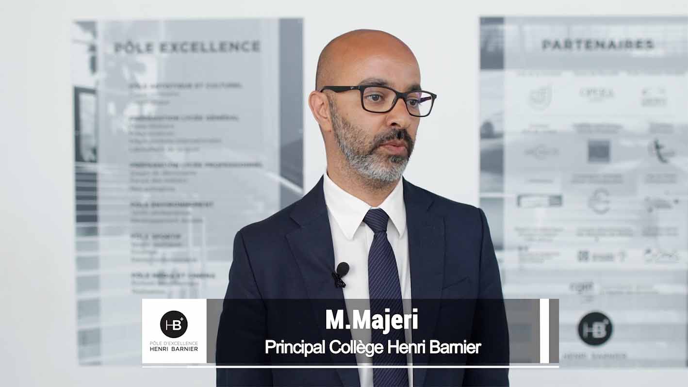 Interview du directeur du collège Henri Barnier