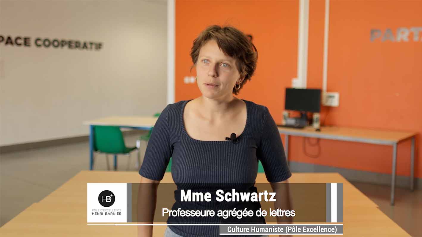 Interview professeur agrégée de lettres du collège Henri Barnier
