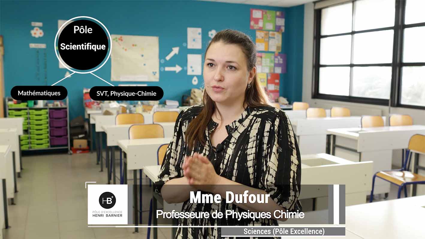 Interview professeur de physique chimie du collège Henri Barnier