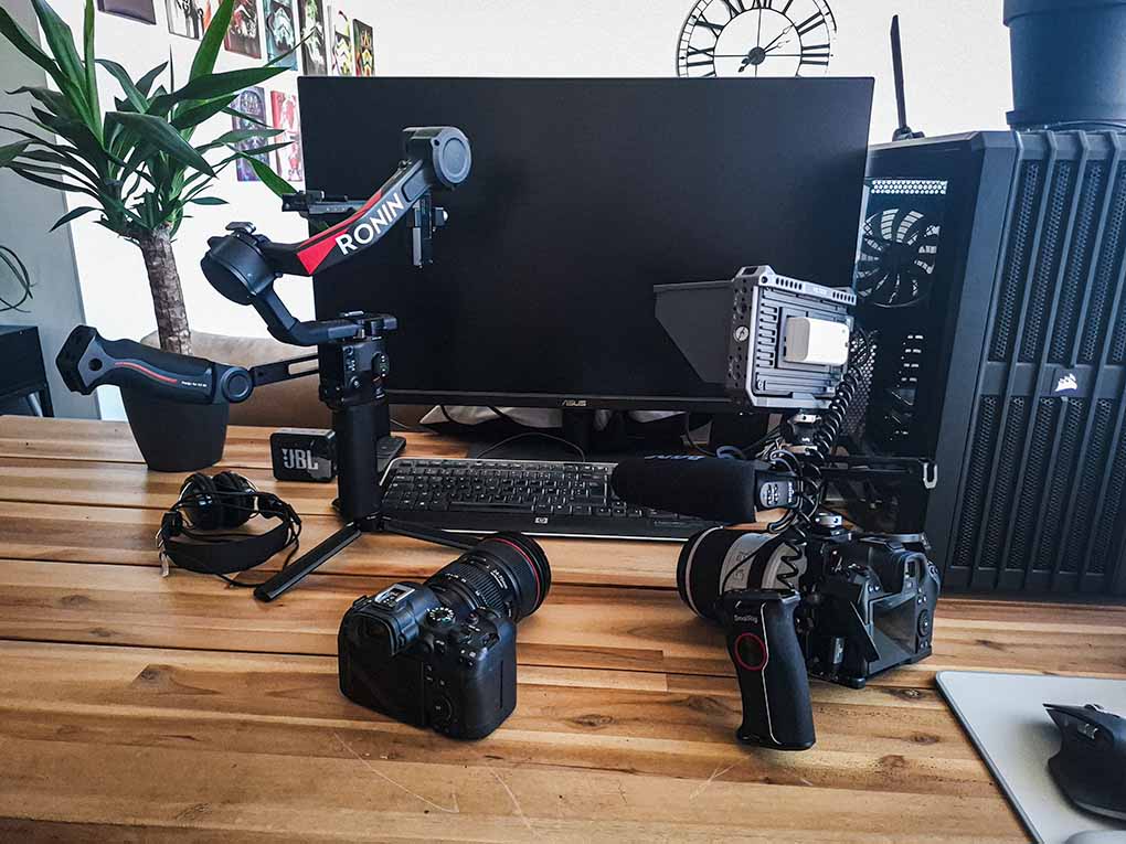 Matériel photo et vidéo utilisé pour des événements privés