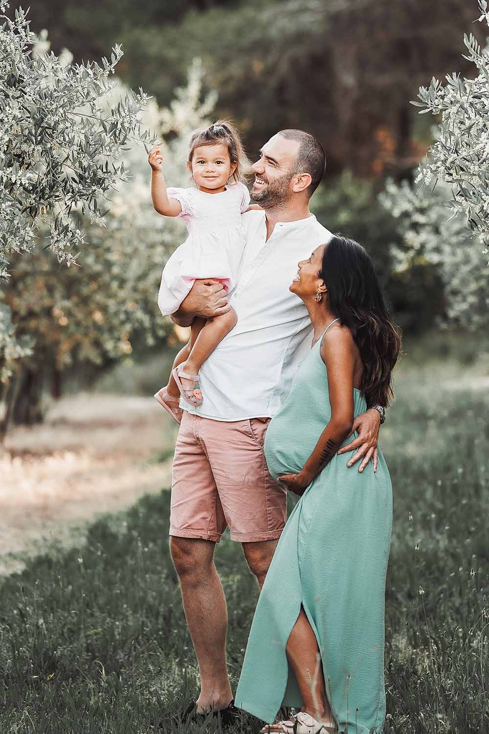 Séance photo famille en extérieur près d’Aix-en-Provence