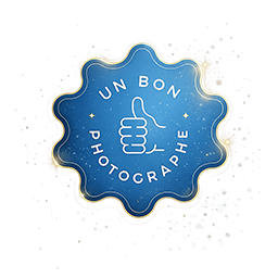 Badge de sélection avec pictogramme pouce levé