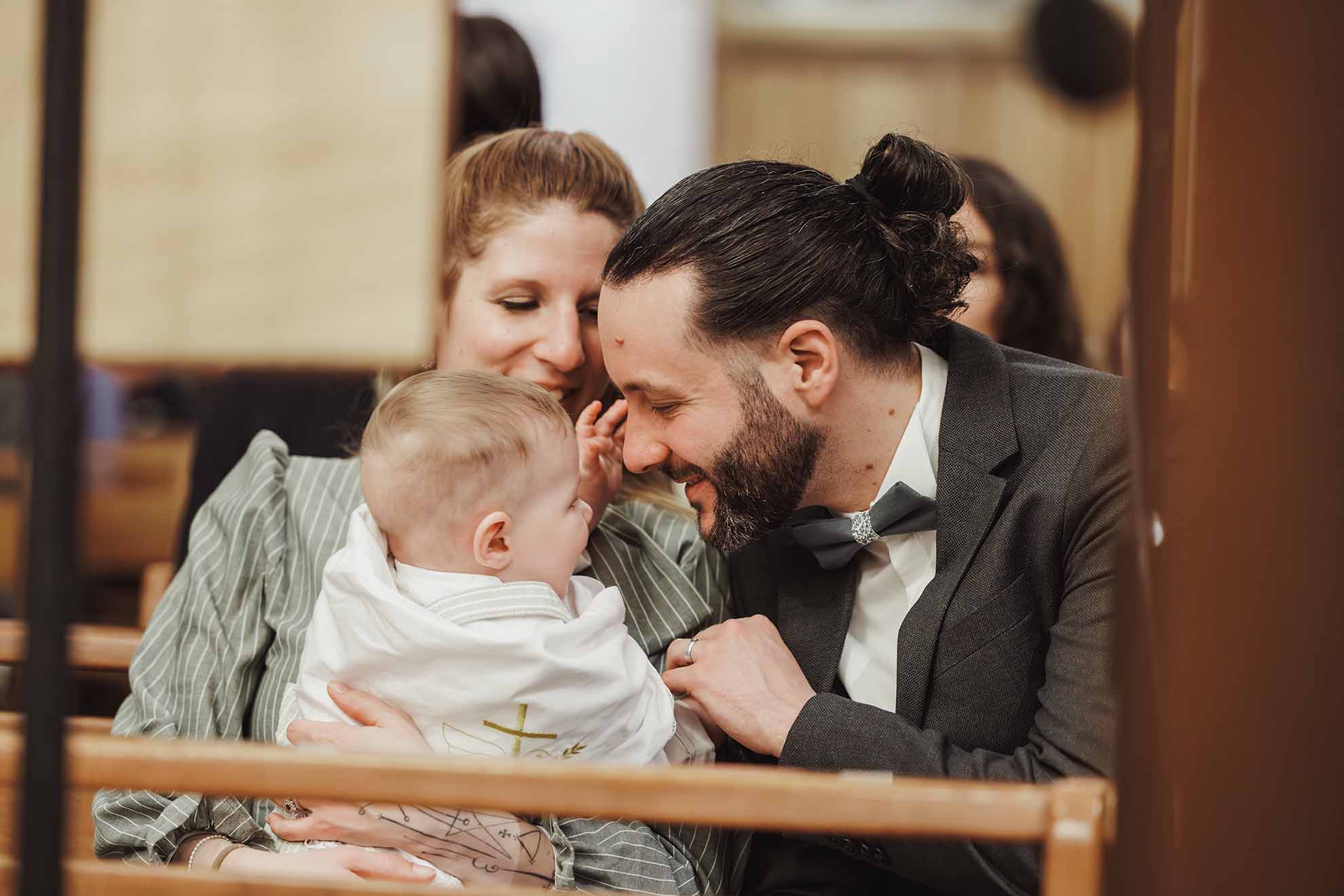 Vidéo de baptême 3 Moment familial avec les parents et les invités