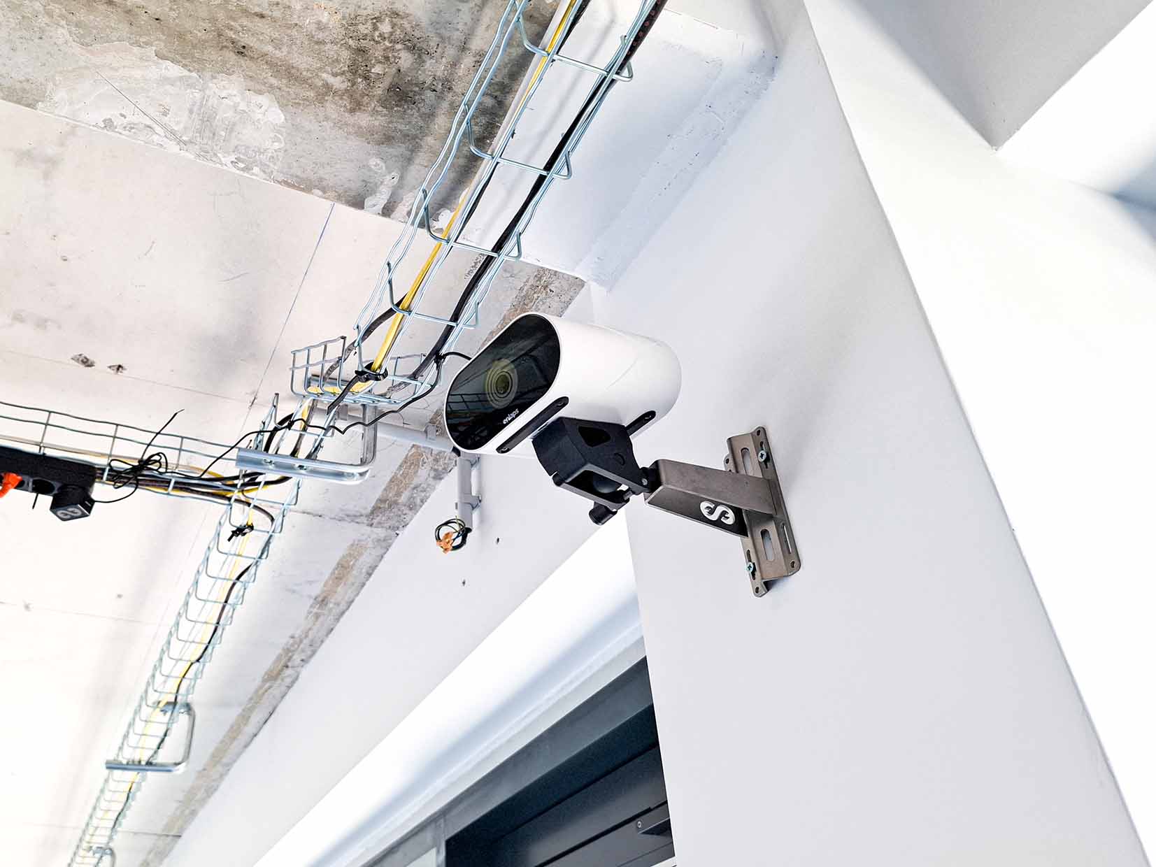 Première caméra timelapse installée au premier étage d’un chantier intérieur
